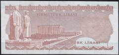 6.Emisyon 3.Tertip 20 Lira G07 242235 Çok Temiz+