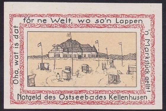 ALMANYA 100 PFENNİNG NOTGELD ÇİL