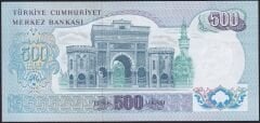 6.Emisyon 2.Tertip 500 Lira L68 134166 Çilaltı