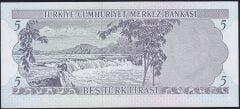 6.Emisyon 2.Tertip 5 Lira Z93 4260XX Çil