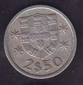 Portekiz 2.5 Escudos 1968