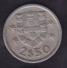 Portekiz 2.5 Escudos 1968