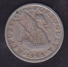 Portekiz 2.5 Escudos 1968