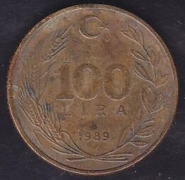 1989 Yılı 100 Lira