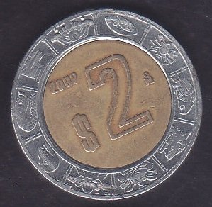 Meksika 2 Peso 2007