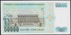 7.EMİSYON 1.TERTİP 50000 LİRA J01 935960 ÇİL