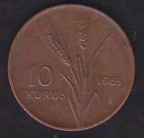 1965 Yılı 10 Kuruş