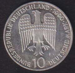 Almanya 10 Mark 1990 Gümüş (Frederick I Barbarossa'nın Ölümünün 800. Yıldönümü)