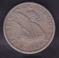 Portekiz 2.5 Escudos 1969
