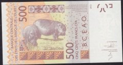 CENTRAL AFRİCAN STATES 500 FRANK 2012 ÇİL (B)