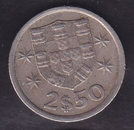 Portekiz 2.5 Escudos 1974