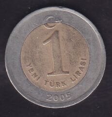 2005 Yılı 1 Lira