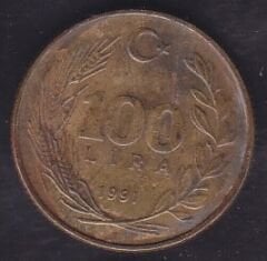1991 Yılı 100 Lira