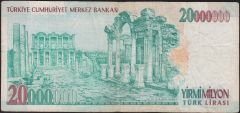 7.Emisyon 20 000 000 Lira C10 940630 Temiz
