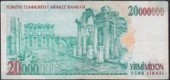 7.EMİSYON 20 000 000 LİRA E46 950856 ÇOK TEMİZ +
