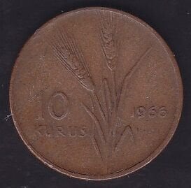 1966 Yılı 10 Kuruş