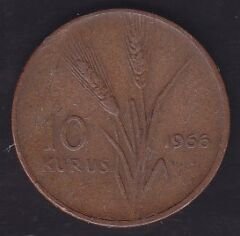 1966 Yılı 10 Kuruş