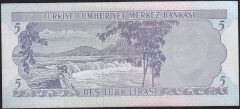 6.Emisyon 2.Tertip 5 Lira Z91 929563 Çok Temiz+