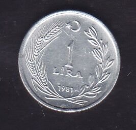 1981 Yılı 1 Lira