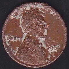 Amerika 1 Cent 1961 D Haliyle