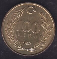 1992 Yılı 100 Lira