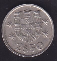 Portekiz 2.5 Escudos 1977