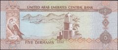 Birleşik Arap Emirliği 5 Dirhem 2015 Çilaltı Çil ( Baskı İzleri var ) Pick 26c