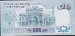 6.Emisyon 2.Tertip 500 Lira N67 179821 Çilaltı
