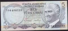6.Emisyon 2.Tertip 5 Lira I04 408723 Çilaltı Çil
