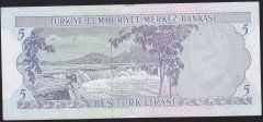 6.Emisyon 2.Tertip 5 Lira I04 408723 Çilaltı Çil
