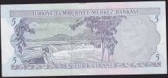 6.Emisyon 2.Tertip 5 Lira I04 408723 Çilaltı Çil