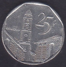Küba 25 Centavos 2006