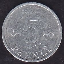 Finlandiya 5 Penni 1979