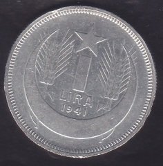1941 YILI 1 LİRA GÜMÜŞ