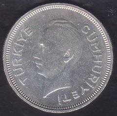 1941 YILI 1 LİRA GÜMÜŞ