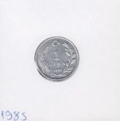 1985 Yılı 1 Lira Çil