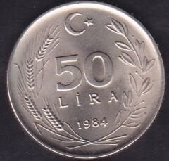 1984 Yılı 50 Lira