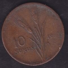 1967 Yılı 10 Kuruş