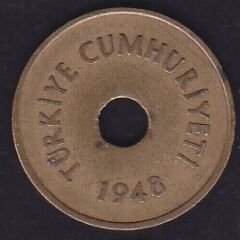 1948 Yılı 2.5 Kuruş