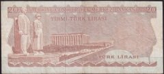6.Emisyon 3.Tertip 20 Lira F88 628142 Çok Temiz