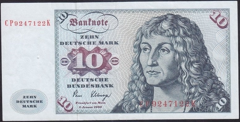 ALMANYA 10 MARK 1980 ÇOK TEMİZ +