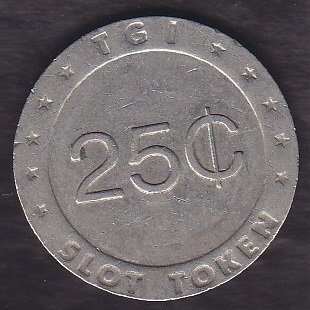 25 CENT LİK CASİNO JETONU