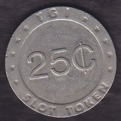 25 CENT LİK CASİNO JETONU
