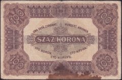 MACARİSTAN 100 KORONA 1920 TEMİZ eski para alan yerler