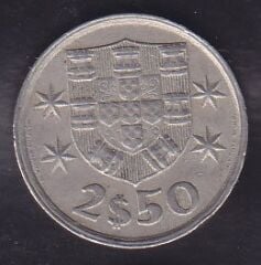 Portekiz 2.5 Escudos 1978