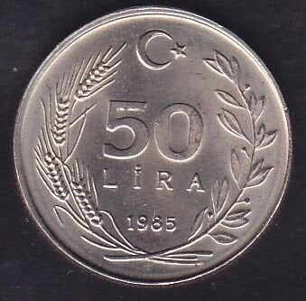 1985 Yılı 50 Lira