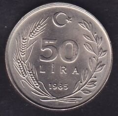 1985 Yılı 50 Lira