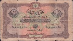 Reşat 1 Lira 4 Şubat 1332 O 419750 İyi