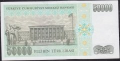 7.Emisyon 2.Tertip 50000 Lira L62 000486 Çilaltı