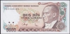 7.EMİSYON 4.TERTİP 5000 LİRA I10 046111 ÇÇT +